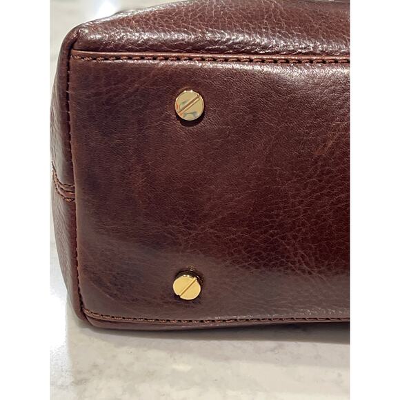 NWT Tory Burch Women's T Monogram-Embossed Nord Anniversary E/W Tote OS Brown - Picture 8 of 9